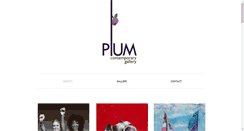 Desktop Screenshot of plumartgallery.com